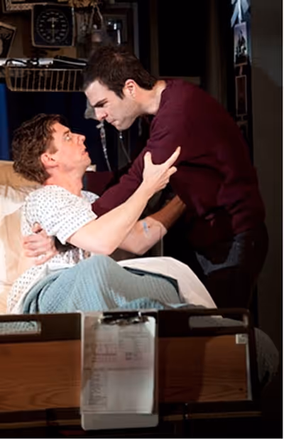 Christian Borle and Zachary Quinto Photo